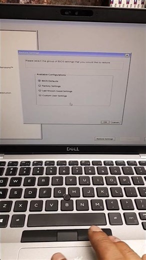 dell latitude laptop bios default settings #shorts #short #laptop