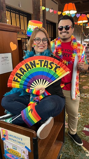 4.4K views · 34 reactions | We Pride ourselves on welcoming everyone to the library ️‍ For more information, visit us online at lapl.org/pride and come see us at the L.A. Pride Parade on June 9th at 11:00am! | Los Angeles Public Library | Facebook