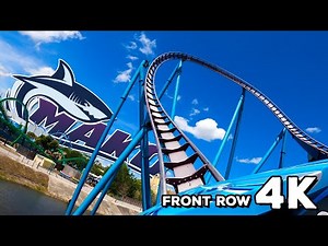 POV: Mako (Front Row) at Seaworld Orlando 2023 4K 30FPS | #seaworldorlando #mako #hypercoaster