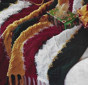 CROCHET PATTERN Christmas Afghan Festive Holiday Blanket Vintage 90s Gift for Christmas - Etsy