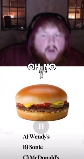 Caseoh guessing commercial burgers