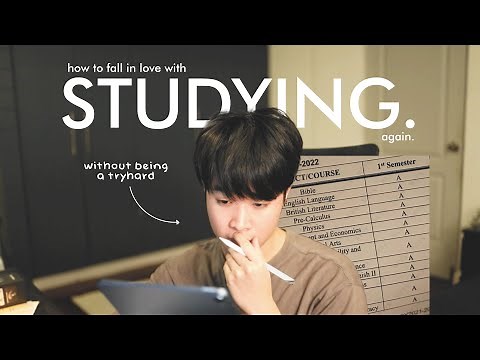 how to FALL IN LOVE with studying, again. | tips for school