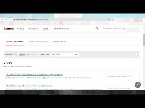 PIXMA HOME MG2460 Download Windows 11 Setup Instruction Wifi Install