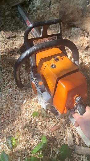 Stihl ms360 chainsaw Testing
