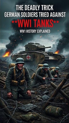 The Deadly Trick German Soldiers Tried Against WWI Tanks #history #historyshorts