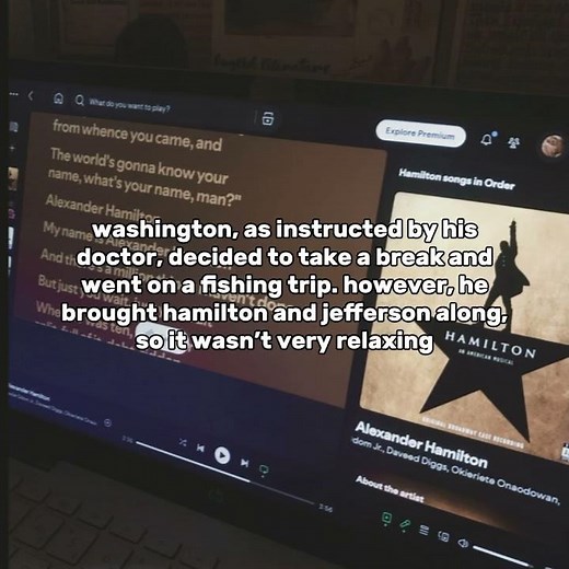 Fun facts #hamilton #fypシ゚viral #shorts #hamiltonthemusical #thomasjefferson #art GeorgeWashington