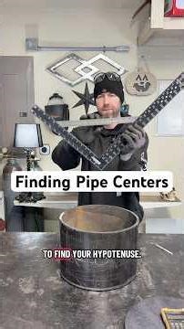 How to Divide a Pipe Into 4 Perfect Sections