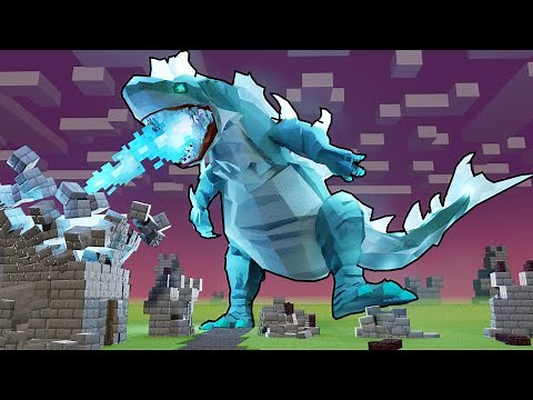 Shark + Godzilla = SHARKZILLA! (Minecraft)