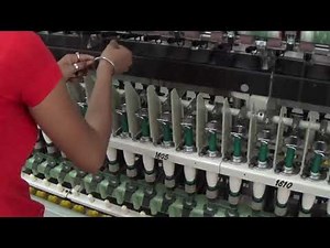 Piecing broken ends in Ring spinning by skilled Worker