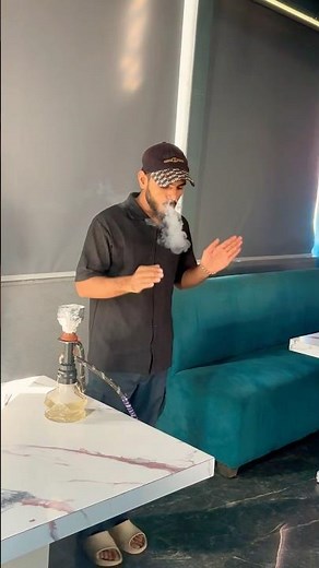 How to make big rings by hookah | hookah tricks | hookah smoke #hookah #shorts #shortsfeed