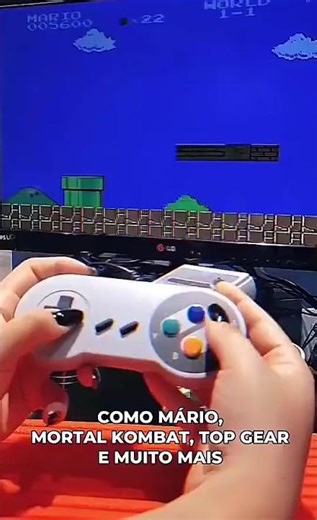 🥇🔝🔥Standard Super Mini SFC Cor Cinza 620 Jogos Vintage Games🔥🔝🥇#games #jogosonline #console #vintage