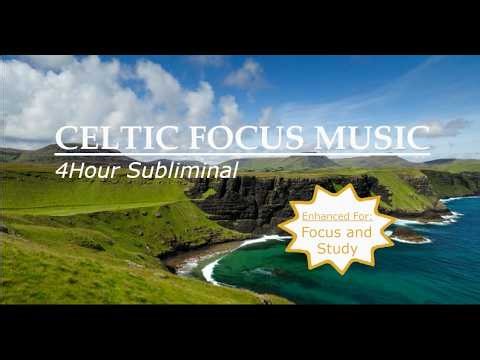 Irish Sea Views | Celtic Music for Concentration [4 HR SUBLIMINAL FOR STUDY]