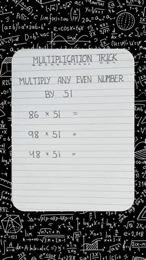 Stop multiplying the slow way! Use this 5-second trick ⏱️🔥#maths #mathstricks #shorts#fun#education