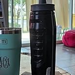 Under Armour Squeeze Water Bottles, 32 oz Water Bottles, Sideline Sports Water Bottle with Quick-Shot Lid, Quick & Easy Hydration, Gym Water Bottles, Squeeze Bottle, 1 32oz Bottle