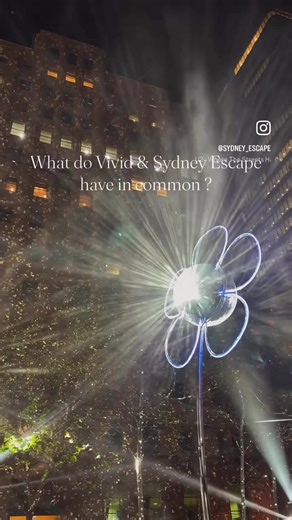 Whether it’s lights or clues, both lead you to discover Sydney in unexpected ways. 📍 Explore. Play. Be amazed. 🎒 #SydneyEscape | 🎇 #vividsydney