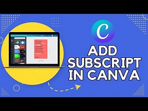 How to Add Subscript in Canva 2024?