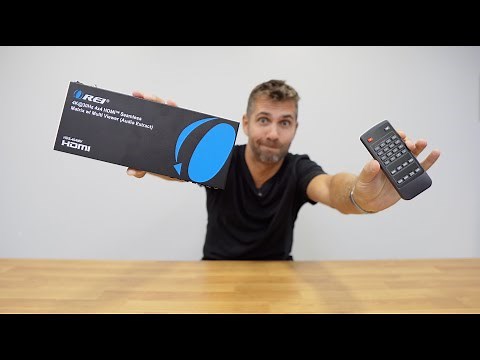 4x4 HDMI Matrix Switch & Multi-Viewer | OREI HDS-404MV | Supports PS5, PC, DVD, Security Cams