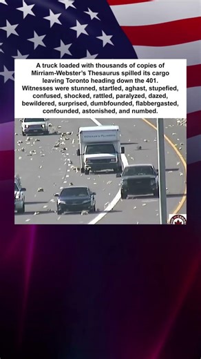 Thesaurus Truck Spill Mayhem