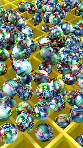 Brainot Face Ball Falling | Glow Loop #roblox #3Danimation #Fallinballs #oddlysatisfying