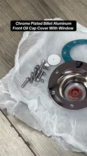 Chrome Billet Aluminum Hub Cap with window 😮‍💨 Adds that clean finishing touch to your wheels! Call or text for pricing #truck #fyp #xyzbca #peterbilt #kenworth | Truckfit Chrome & Parts