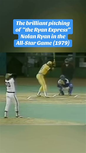 Mind games by Nolan Ryan in the 1979 MLB All-Star Game. This game was the 50th playing of the Midsummer Classic between American League (AL) and National League (NL) All-Star players. The game was played at the Kingdome in Seattle and was won by the NL, 7 runs to 6, earning their eighth All-Star win in a row. #MLB #AllStarGame #Baseball #Seattle #Pitching | Big 4, 1970s-1980s