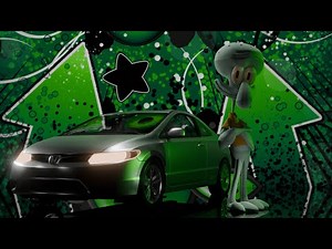 Squidward's 2006 Honda Civic but it's Animated