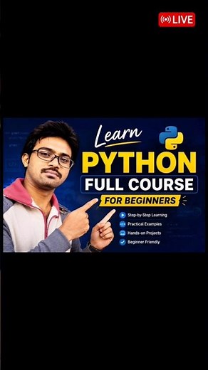 Python Programming - A Full Course for Beginners (Learn Python in 2026!) #viralvideo #trending