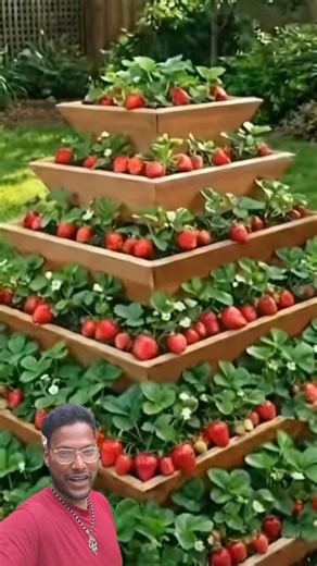 Grow Strawberries in a 3D Tower 😲🍓 | Rooftop Gardening Hack!