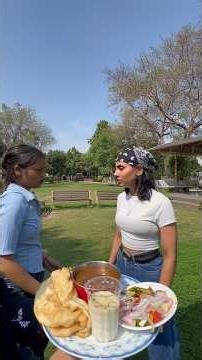 Stone paper scissor with cholle bhature🍀 #foodforfoodies #stonepaperscissors #viral #viralchallenge