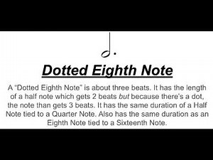 Dotted Eighth Note