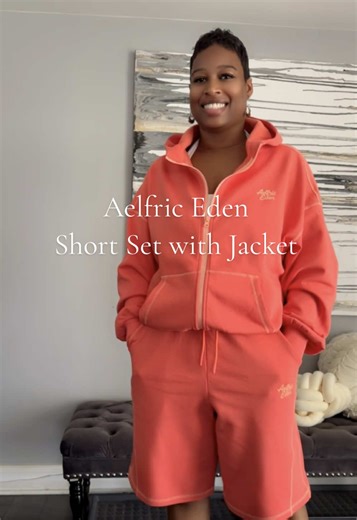 Go run and grab this Aelfric Eden short and Jacket set #aelfriceden #shortset #streetwearstyle #aelfricedenstreetwear