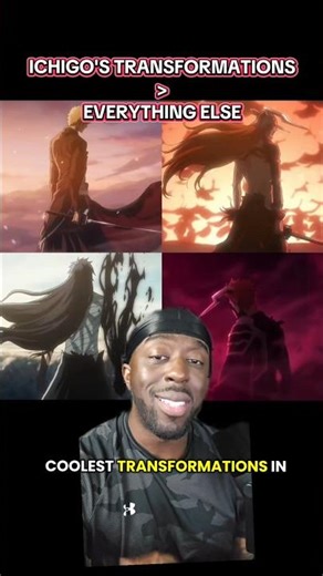 ichigo's transformations are the coolest 💯. #animeshorts #animeweeb #anime #manga #bleach #otaku