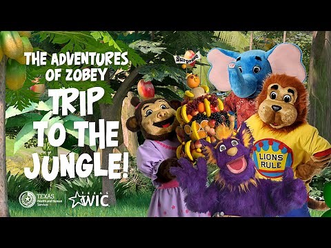Trip to the Jungle! | The Adventures of Zobey | Fun Indoor Kids Activities | TexasWIC.org/kids