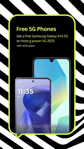 25K views | Free 5G Phone Alert! Switch to Straight Talk and get a free Samsung Galaxy A16 or moto g power 5G 2025 with select plans. | Straight Talk | Facebook