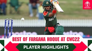315K views · 4.7K reactions | Captained her team and became the first Bangladesh woman to score 1000 ODI runs  Enjoy all the best moments of Fargana Hoque at #CWC22 ⬇️ | ICC - International Cricket Council | Facebook