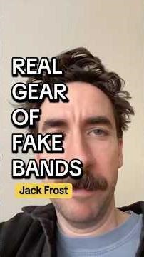 Real Gear of JACK FROST BAND. ☃️ Blues dad: snowman style. #christmasmovies #musician #guitarist