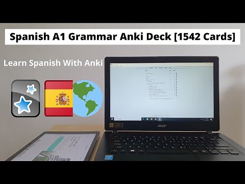 Spanish A1 Grammar Anki | Learn Spanish by Using This Anki Deck With 1542 Cards! | EU + LATAM