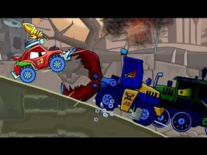 Мультик ИГРА для детей про МАШИНКИ - МАШИНА ест МАШИНУ [10] FineTV