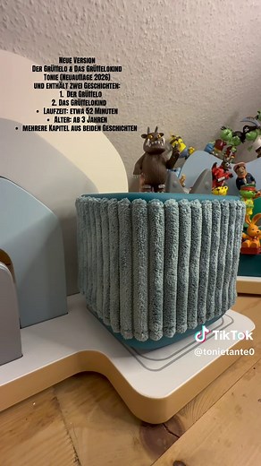 Heute stelle ich euch die alte Version und die neue Version vom Grüffelo vor 🥰 viel Spaß beim hören #tonie #hörspiel #TonieBox #toniehörprobe #toniefigur *unbezahlte Werbung*