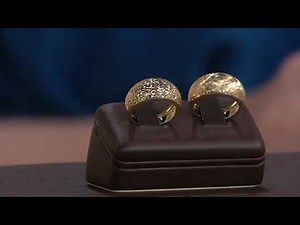 Italian Gold Tapered Band Ring, 14K Gold on QVC