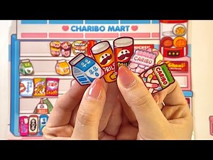 ✨ Paper DIY ✨ Customizing a cute mini Korea store 🍔| 종이놀이 paper play handmade tutorial ✨