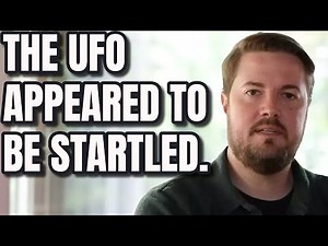 Whistleblower Matt Brown claims UFO appeared to be STARTLED.
