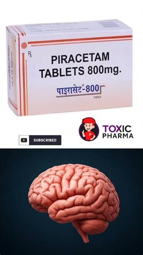Piracetam Tablet Uses | How It Helps Your Brain #piracetam #nootropil #shorts #viral #toxicpharma.