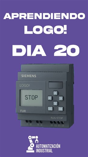 AUTOMATIZACION INDUSTRIAL on Instagram: "📅 Día 20 de 100 🔍 Conocé las partes del LOGO! Siemens Hoy te muestro las partes principales del LOGO! Siemens y para qué sirve cada una, algo clave antes de empezar a programar o conectar cualquier cosa. 📌 En este video vemos: Entradas digitales y analógicas Salidas del LOGO! Pantalla y teclas de control Puerto de comunicación Alimentación y datos importantes impresos en el equipo 💡 Entender el hardware del LOGO! te evita errores, malas conexiones y p