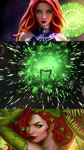 🔥 Starfire vs Poison Ivy – Fire vs Nature! 🌿⚔️