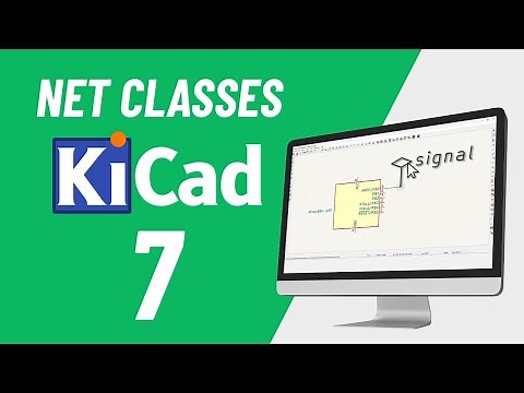 #8 How To Use Constraints And Net Class Directive tool in KiCad 7.0 | #PCBCupid