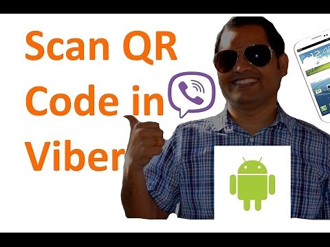 How to scan QR code in viber app