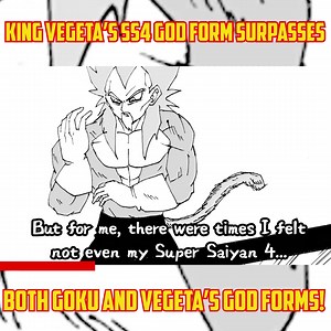 5.5K views · 273 reactions | King Vegeta's Super Saiyan 4 God form surpasses both Goku and Vegeta's God forms! | CALLMEARJ | Facebook