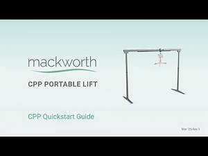 Mackworth CP440P Patient Ceiling Lift - Quick Start Guide