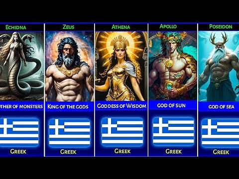 List of Ancient Greek GODS & GODDESS